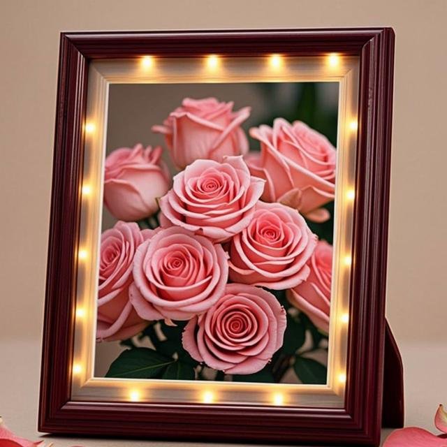 إطار صورة مضيء LED شخصي — زاوية 2 — RIROZ