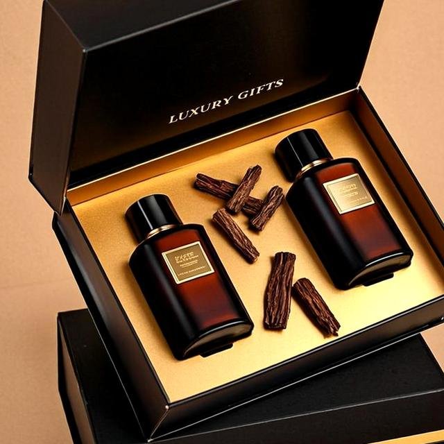 بوكس العود والعطر الرجالي — زاوية 3 — RIROZ