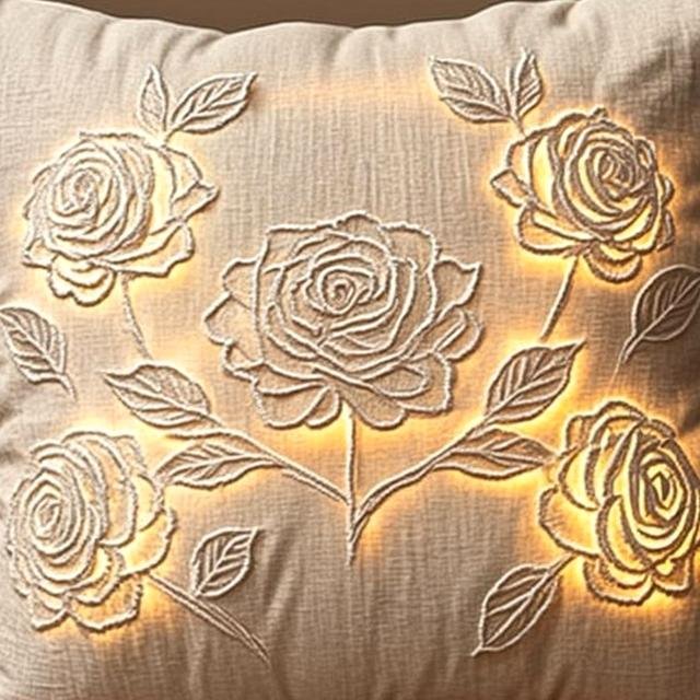 وسادة مضيئة LED بالصورة — زاوية 3 — RIROZ