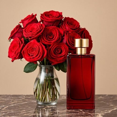 باقة ورد مع عطر فاخر — RIROZ